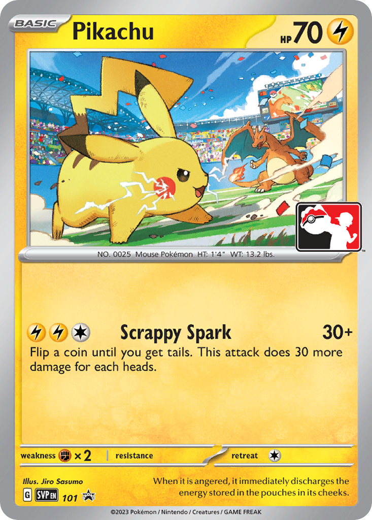 Pikachu - Scarlet & Violet Black Star Promos #101