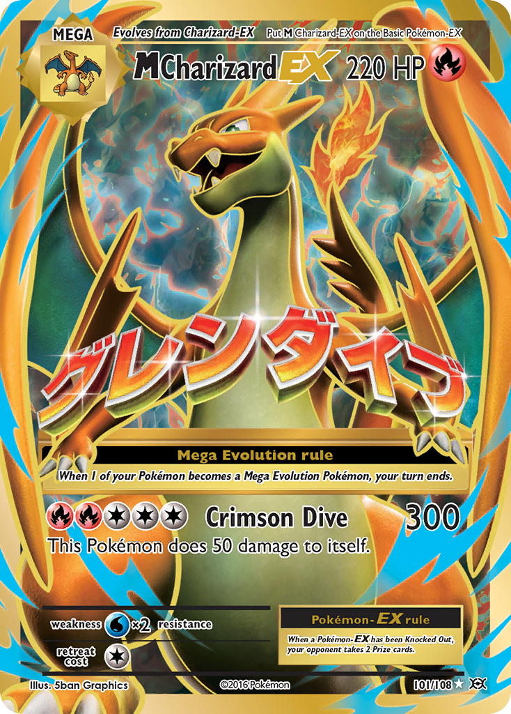 M Charizard-EX - Evolutions #101