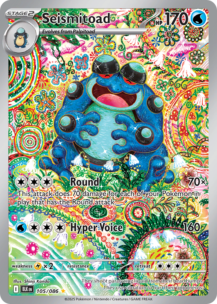 Seismitoad - Black Bolt #105