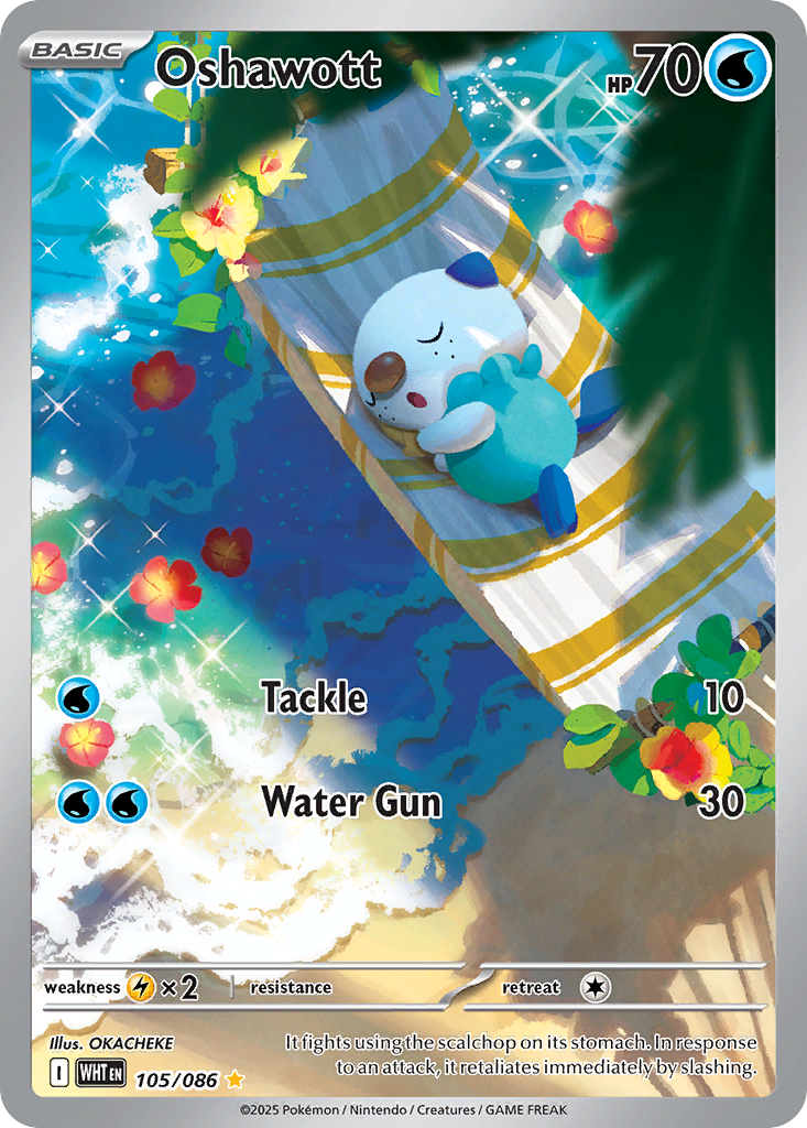 Oshawott - White Flare #105