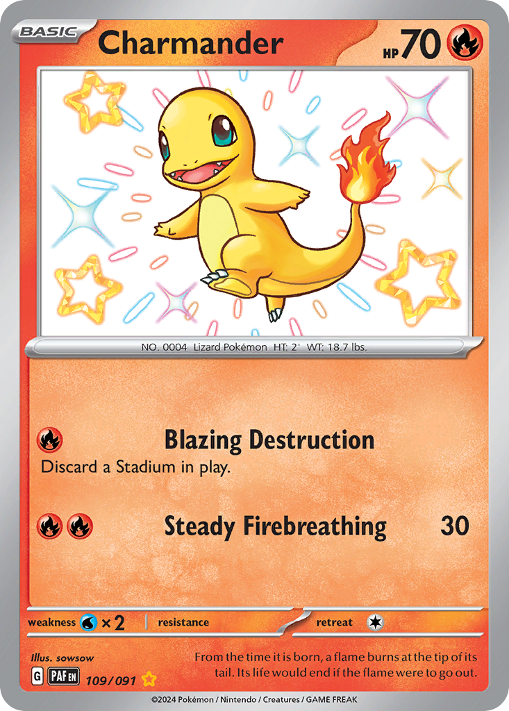 Charmander - Paldean Fates #109
