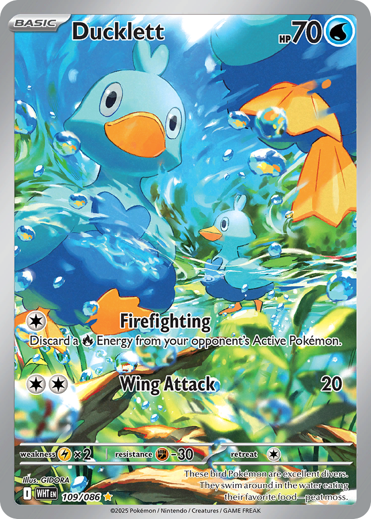 Ducklett - White Flare #109