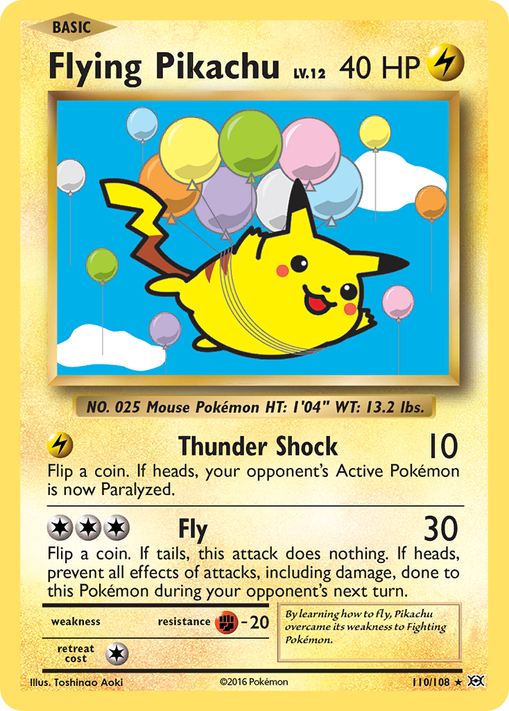 Flying Pikachu - Evolutions #110