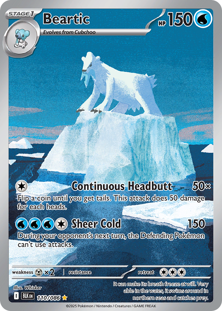 Beartic - Black Bolt #110