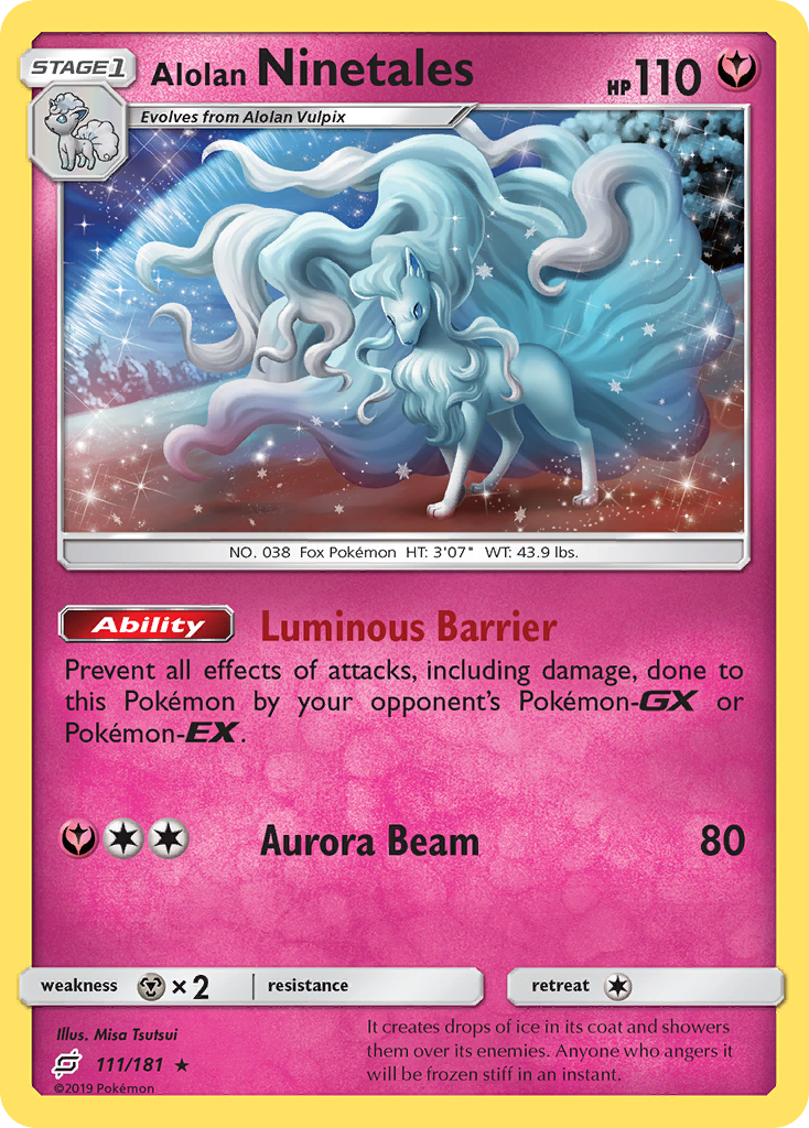 Alolan Ninetales - Team Up #111
