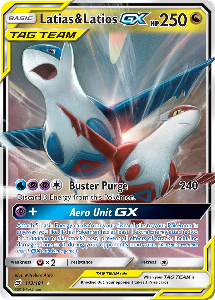 Latias & Latios-GX - Team Up #113