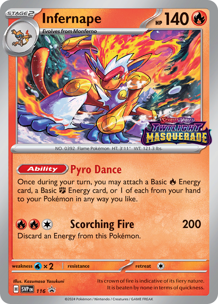 Infernape - Scarlet & Violet Black Star Promos #116
