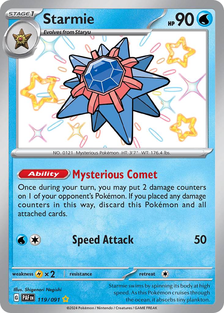 Starmie - Paldean Fates #119