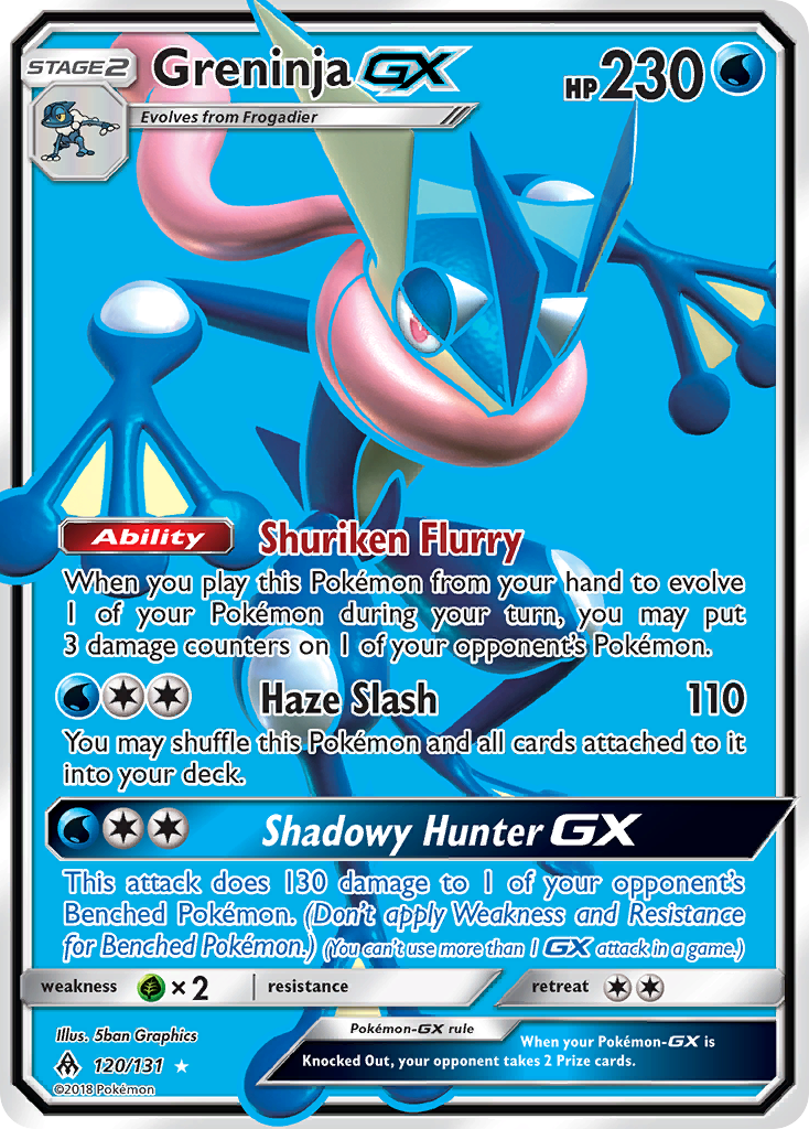 Greninja-GX - Forbidden Light #120