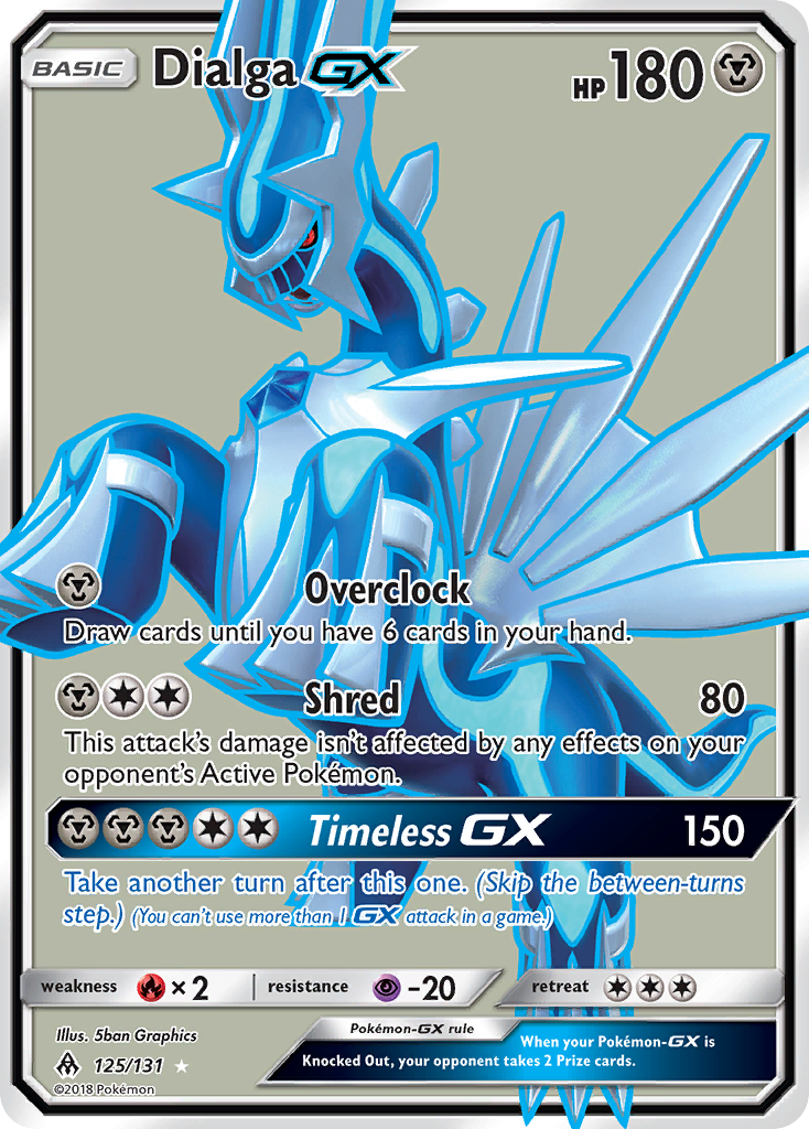 Dialga-GX - Forbidden Light #125