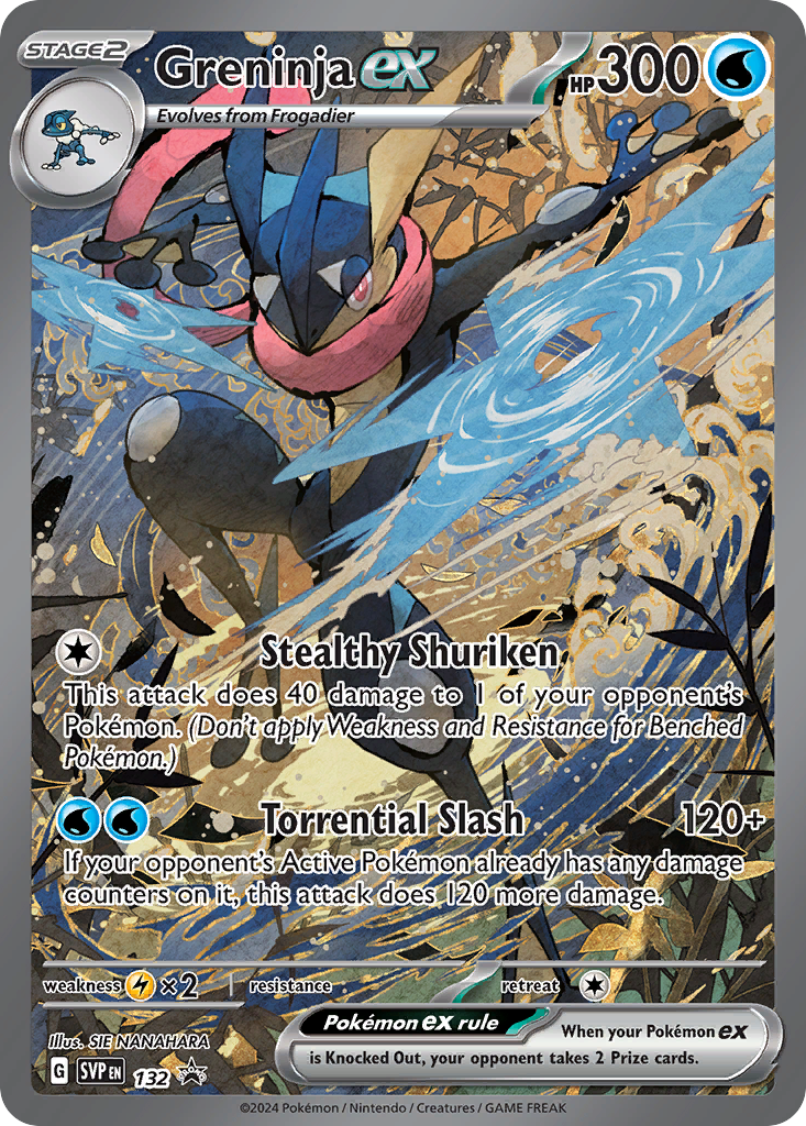 Greninja ex - Scarlet & Violet Black Star Promos #132