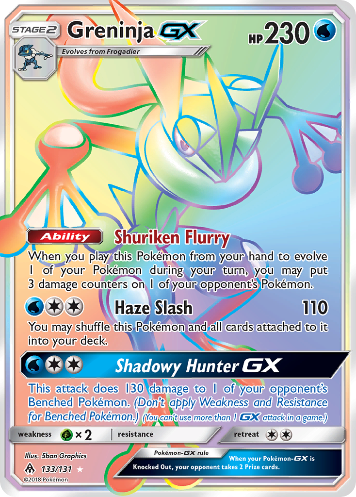 Greninja-GX - Forbidden Light #133