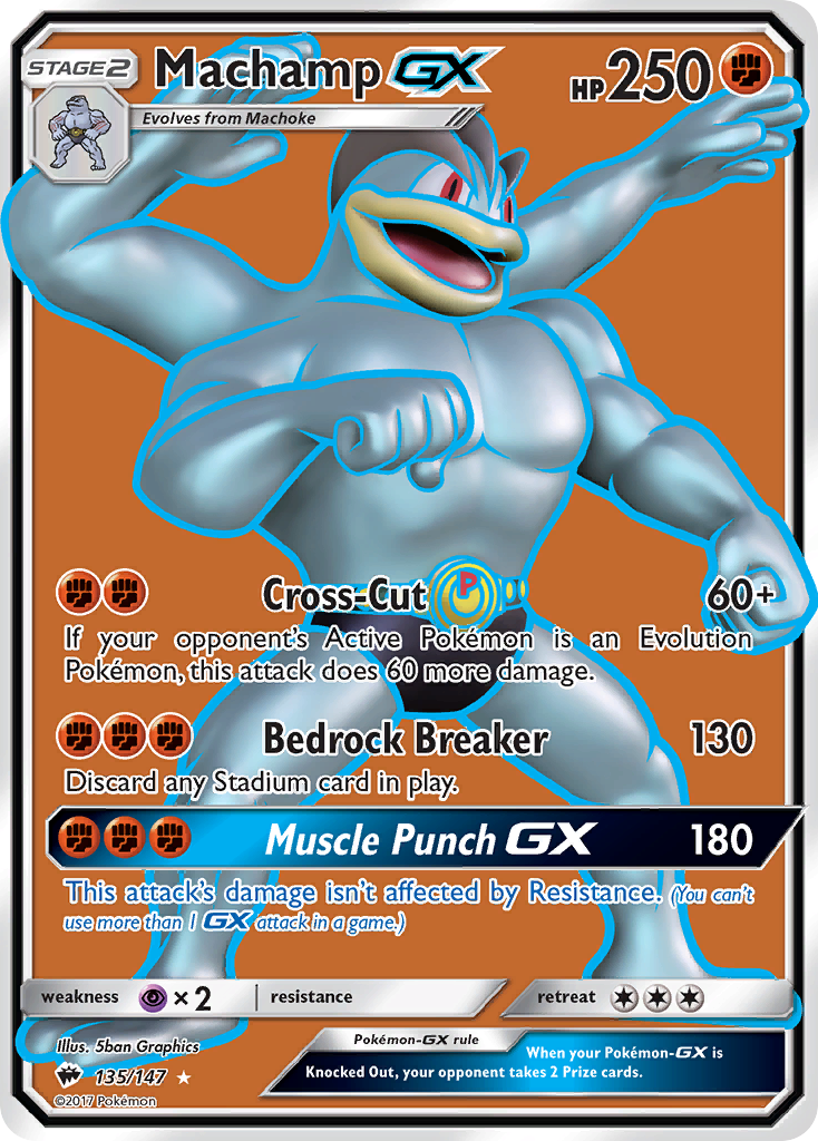 Machamp-GX - Burning Shadows #135