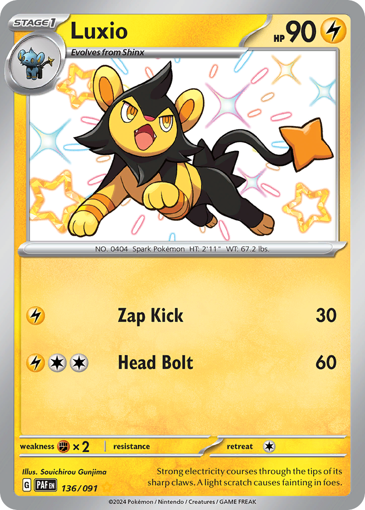 Luxio - Paldean Fates #136