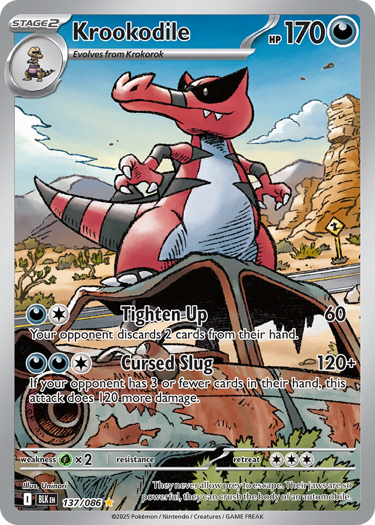 Krookodile - Black Bolt #137