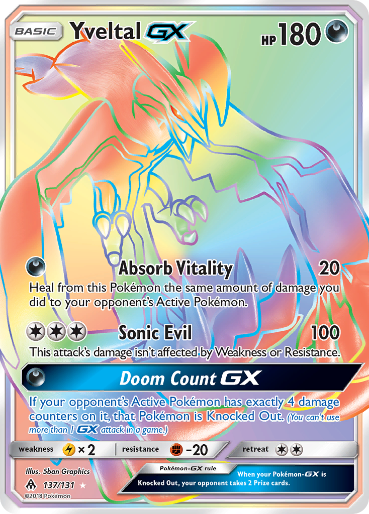Yveltal-GX - Forbidden Light #137