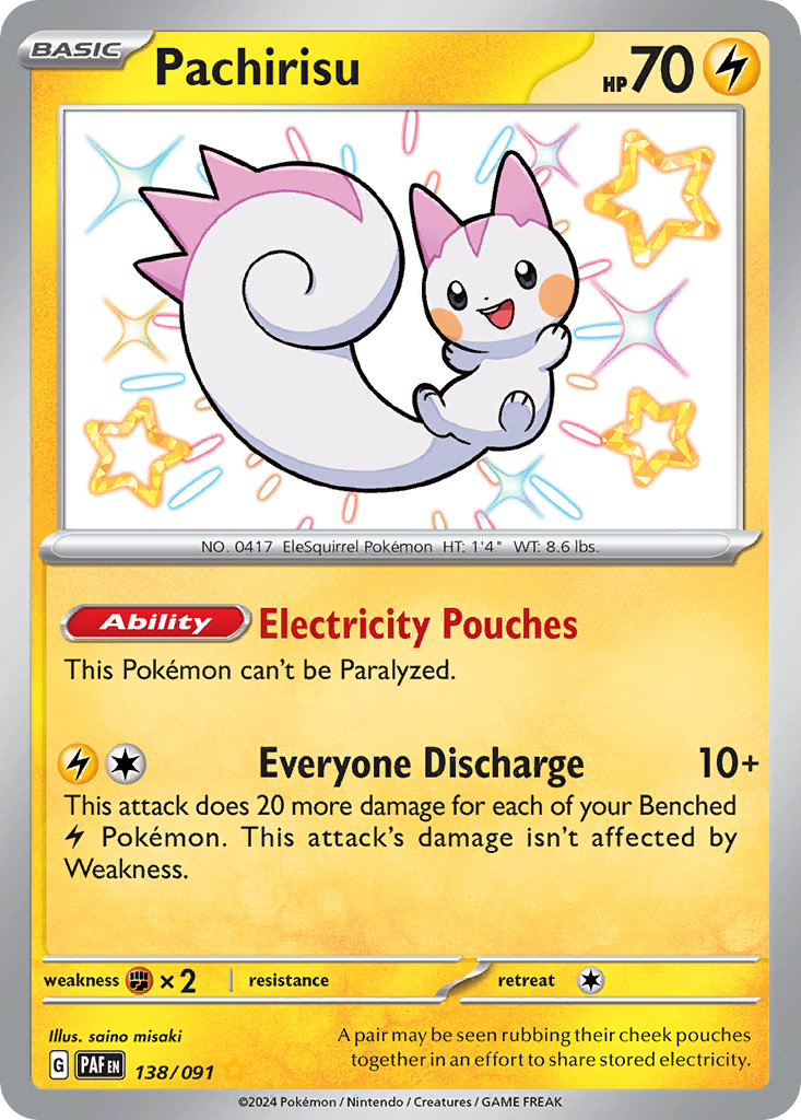 Pachirisu - Paldean Fates #138