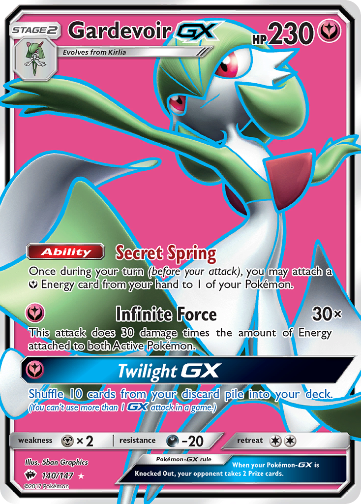 Gardevoir-GX - Burning Shadows #140