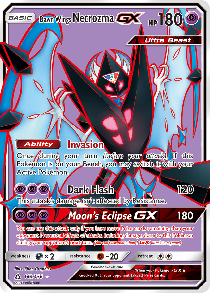 Dawn Wings Necrozma-GX - Ultra Prism #143