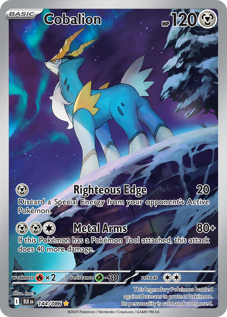 Cobalion - Black Bolt #144