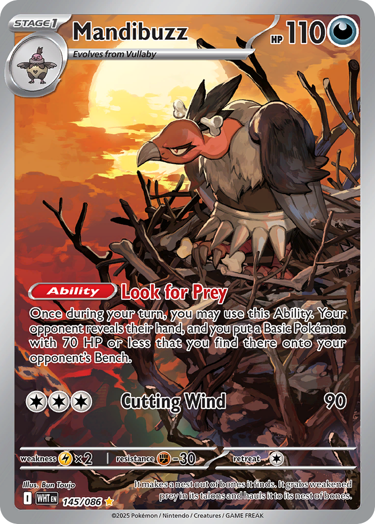 Mandibuzz - White Flare #145