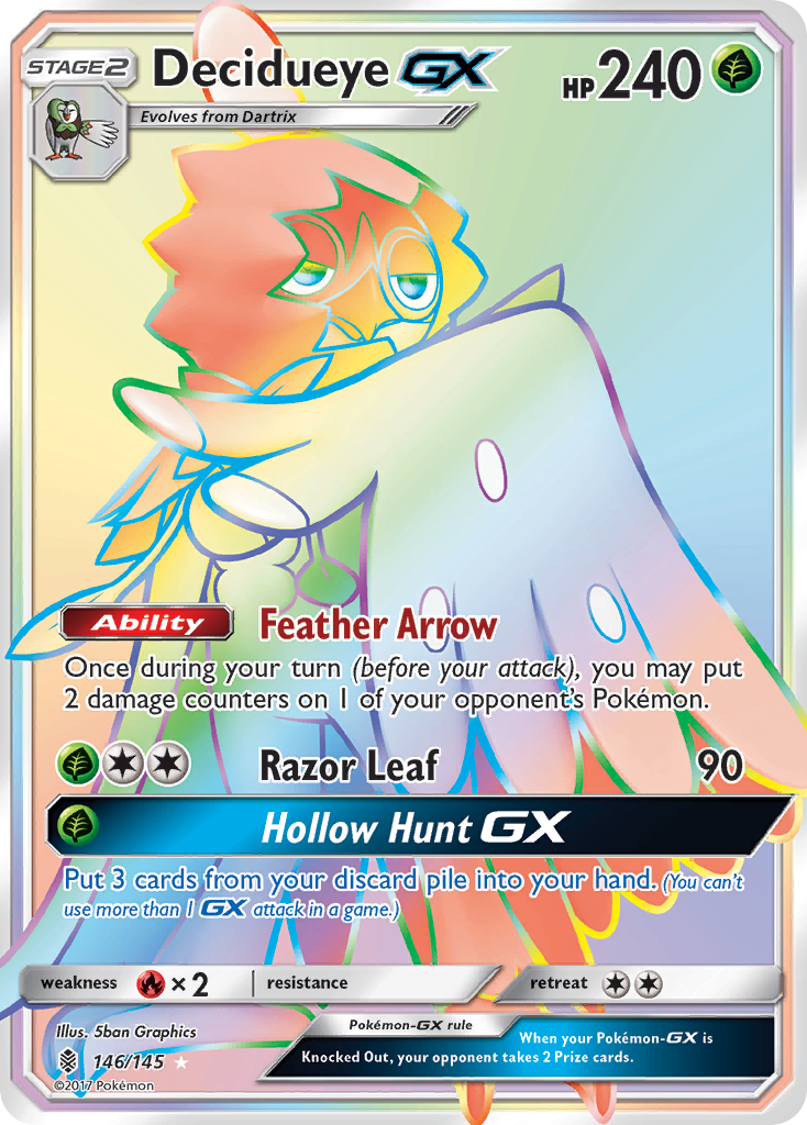 Decidueye-GX - Guardians Rising #146
