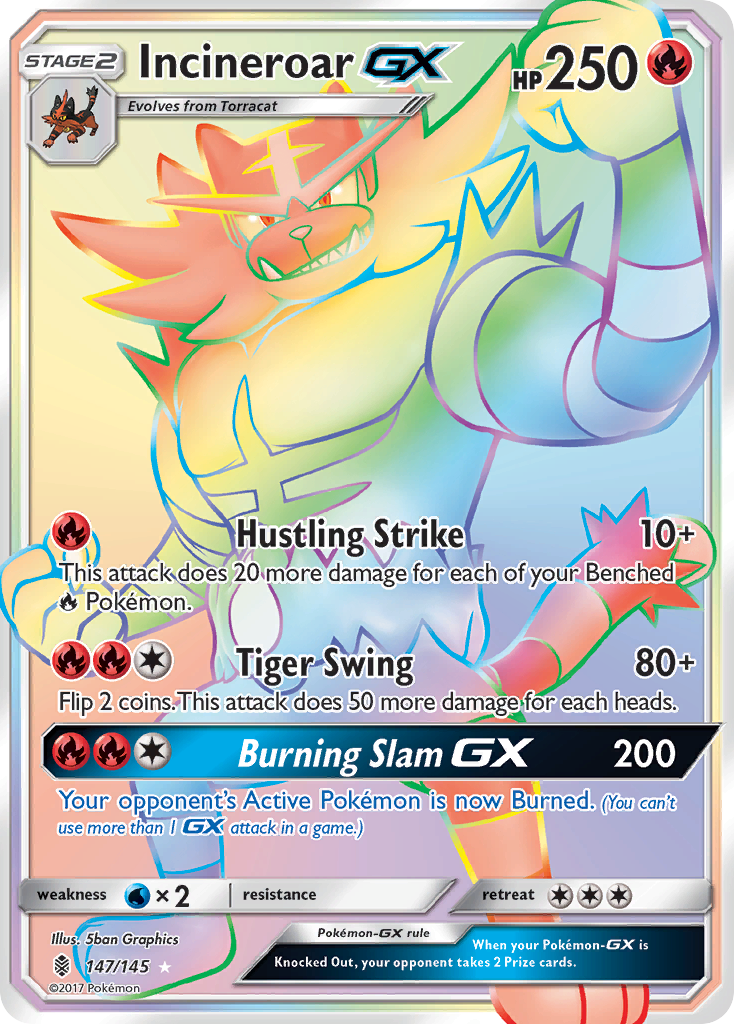 Incineroar-GX - Guardians Rising #147