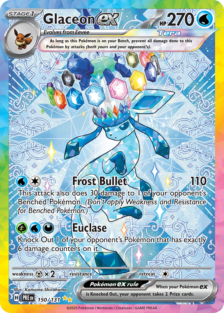 Glaceon ex - Prismatic Evolutions #150