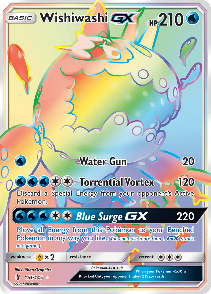 Wishiwashi-GX - Guardians Rising #151