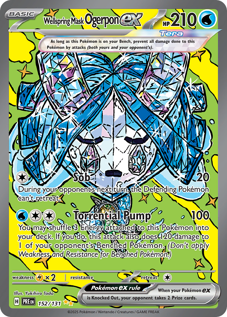 Wellspring Mask Ogerpon ex - Prismatic Evolutions #152