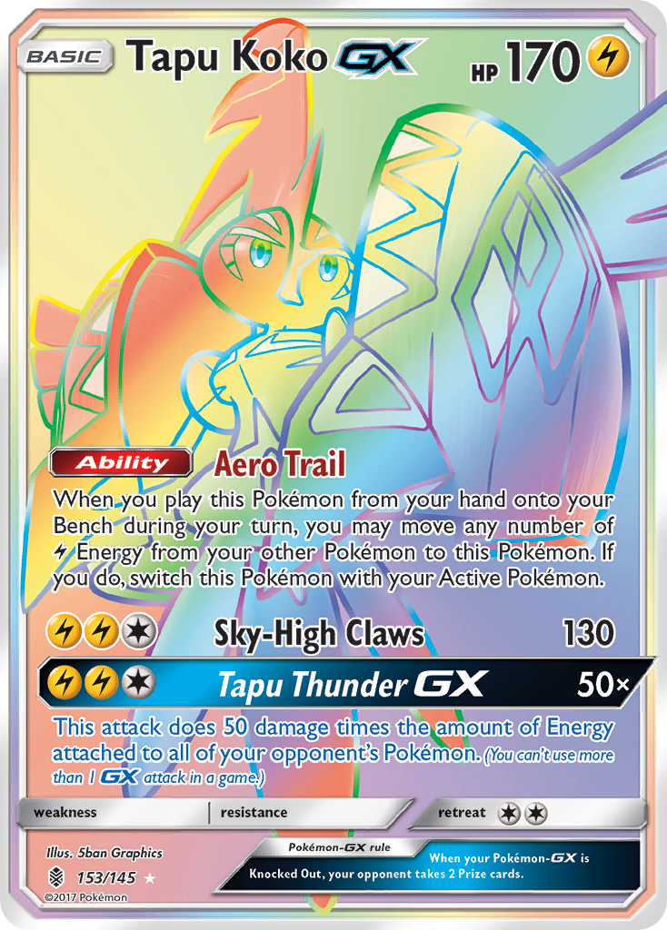 Tapu Koko-GX - Guardians Rising #153