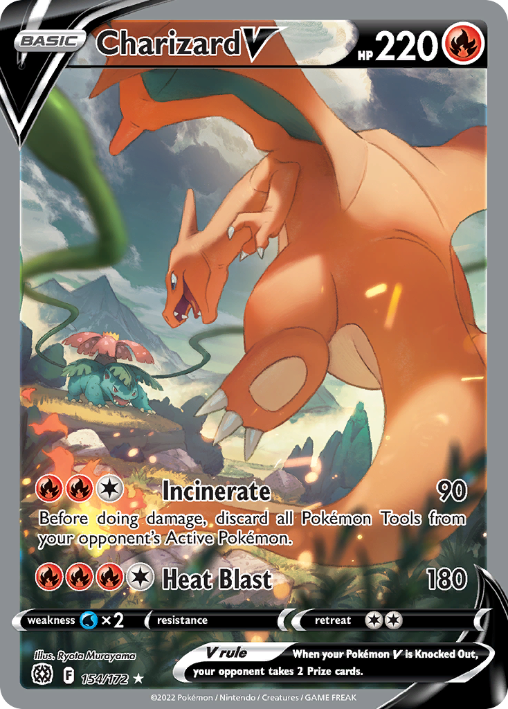 Charizard V - Brilliant Stars #154