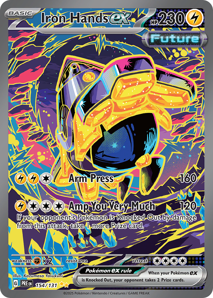 Iron Hands ex - Prismatic Evolutions #154