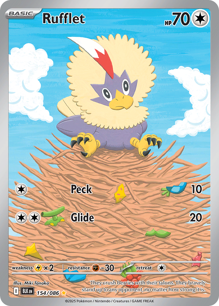 Rufflet - Black Bolt #154