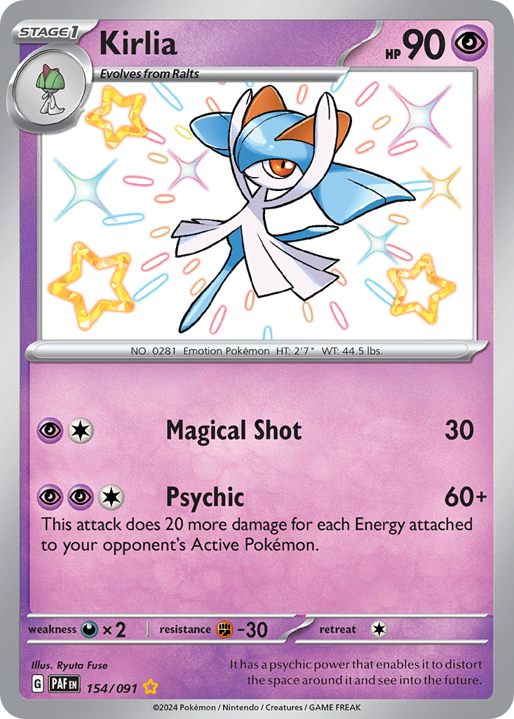 Kirlia - Paldean Fates #154