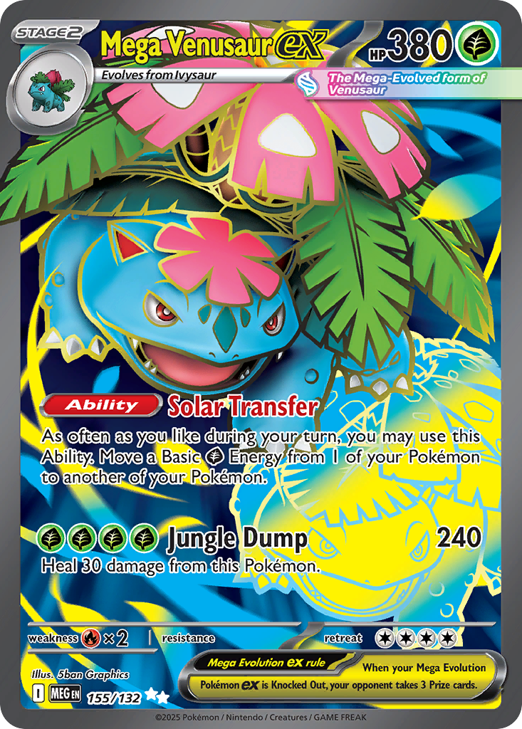 Mega Venusaur ex - Mega Evolution #155