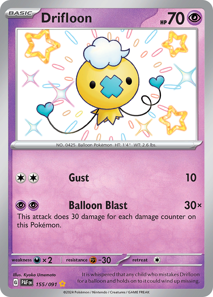 Drifloon - Paldean Fates #155