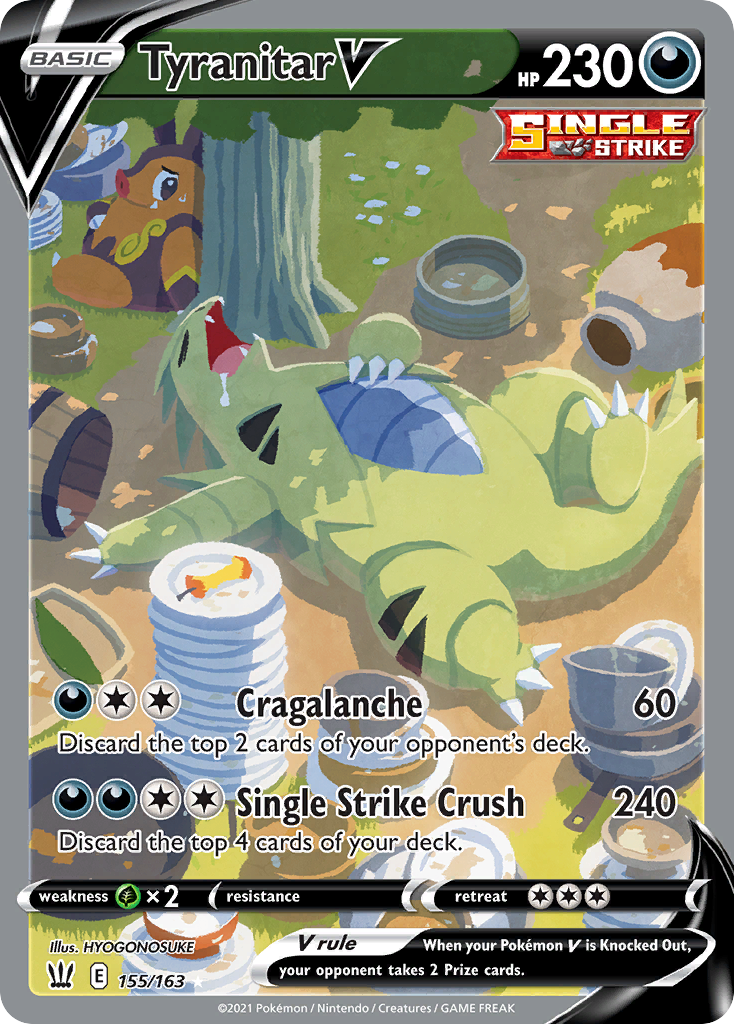 Tyranitar V - Battle Styles #155