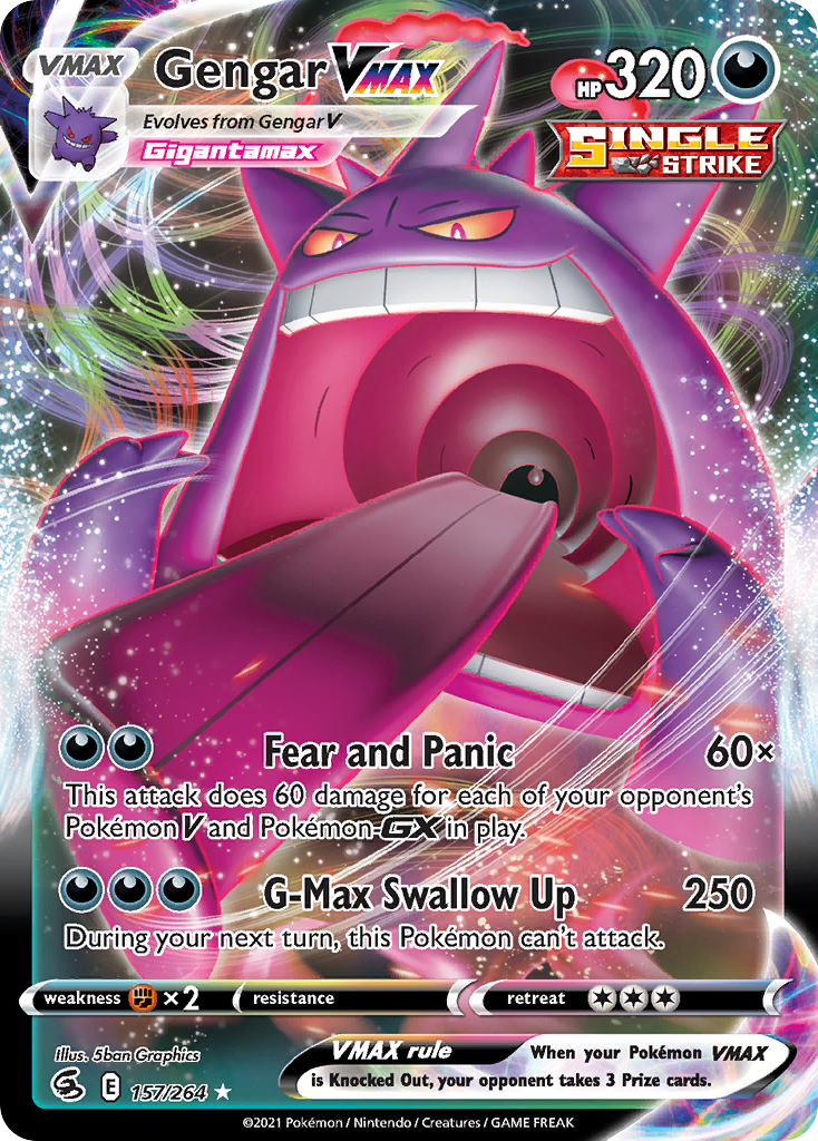 Gengar VMAX - Fusion Strike #157