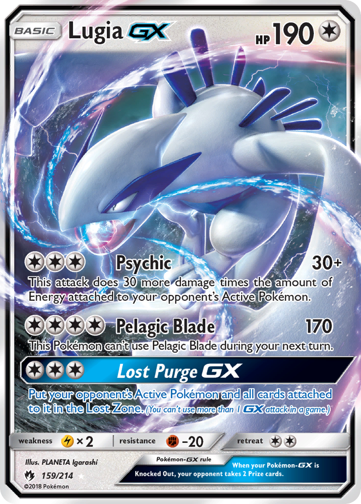 Lugia-GX - Lost Thunder #159