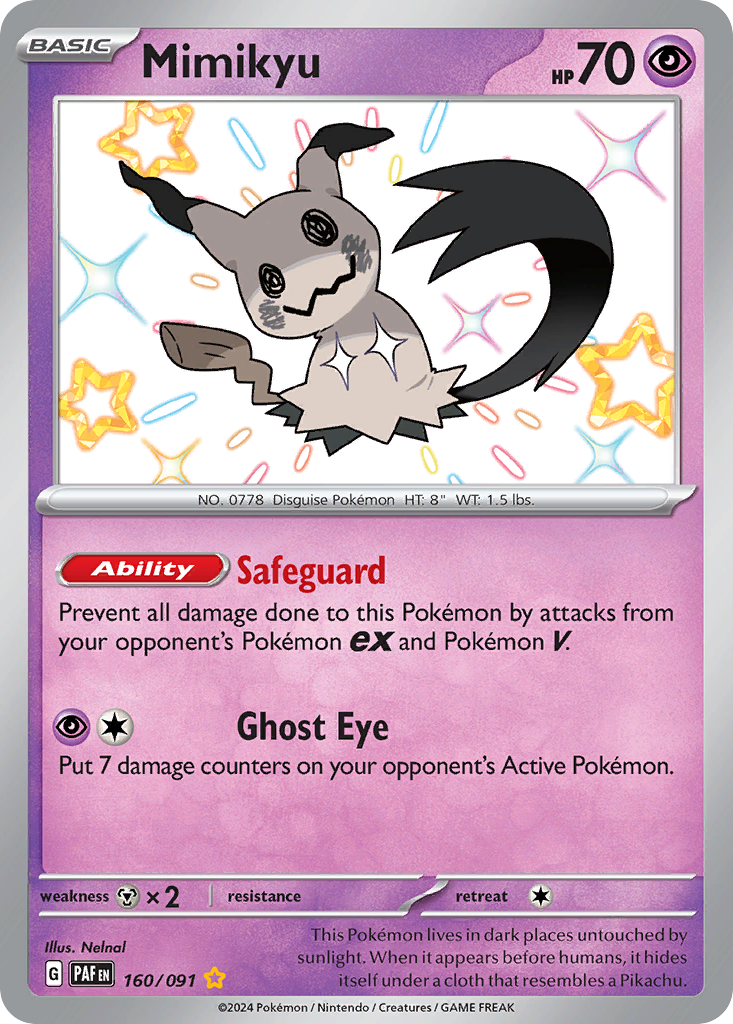 Mimikyu - Paldean Fates #160