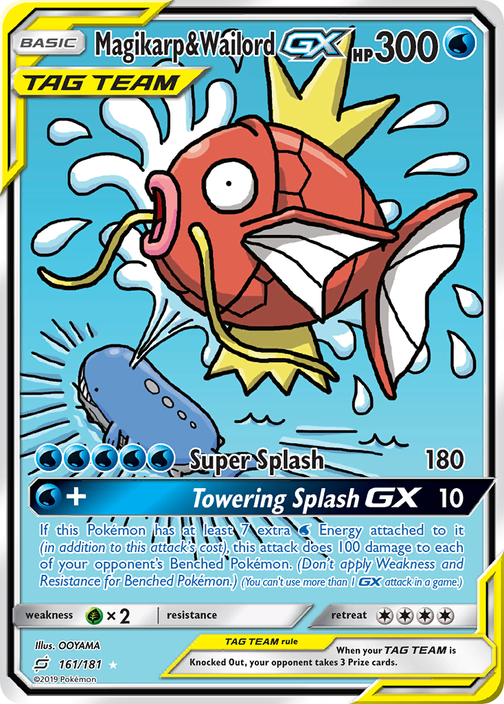 Magikarp & Wailord-GX - Team Up #161