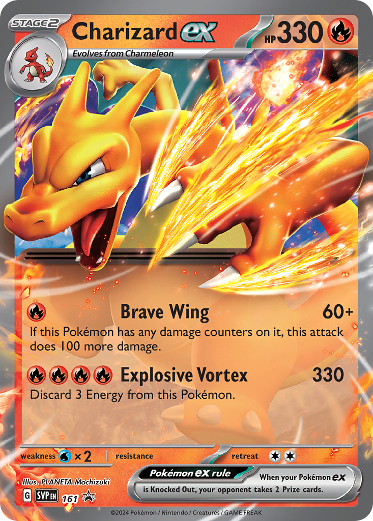Charizard ex - Scarlet & Violet Black Star Promos #161