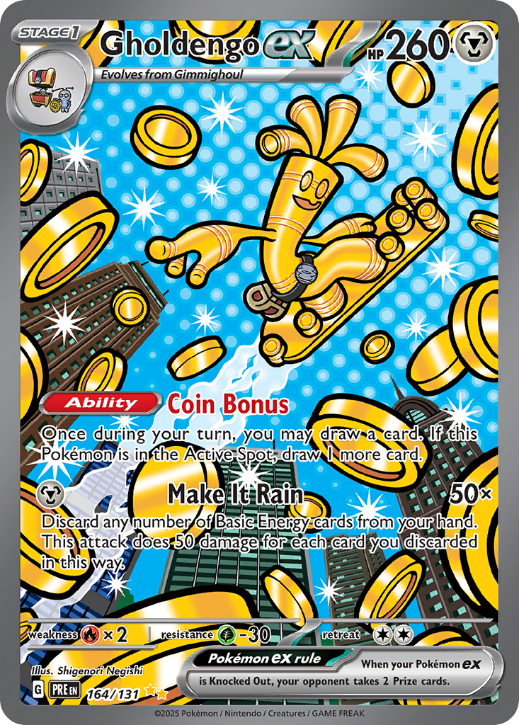 Gholdengo ex - Prismatic Evolutions #164