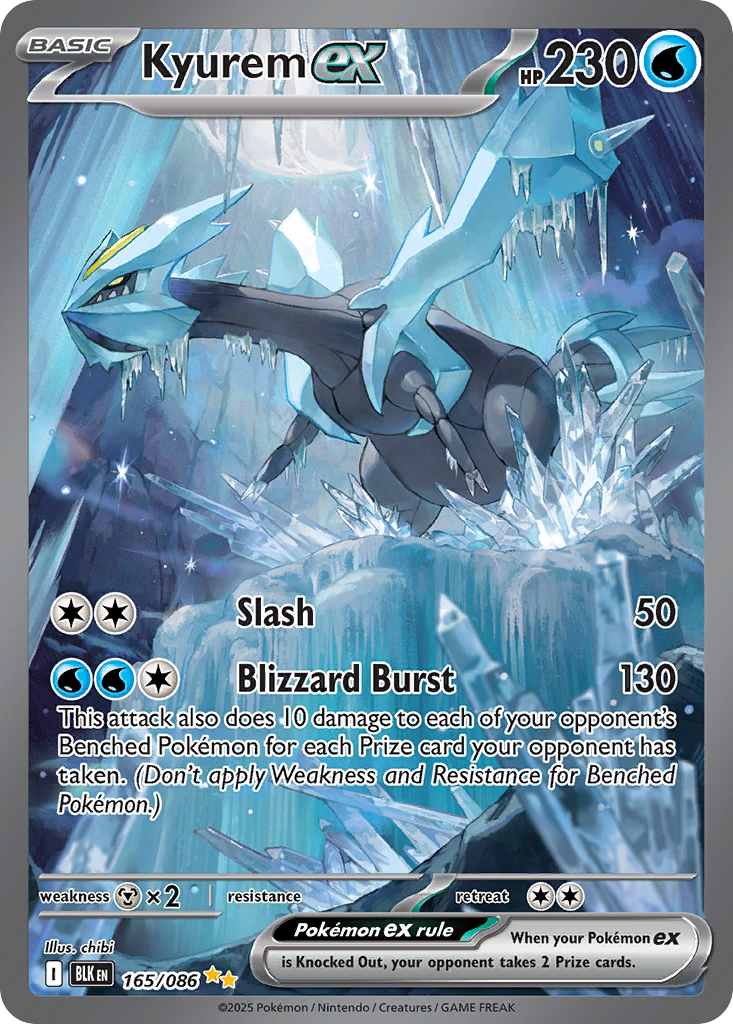 Kyurem ex - Black Bolt #165