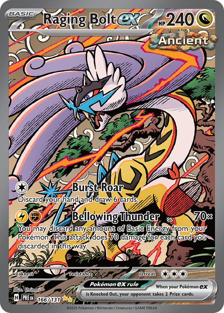 Raging Bolt ex - Prismatic Evolutions #166