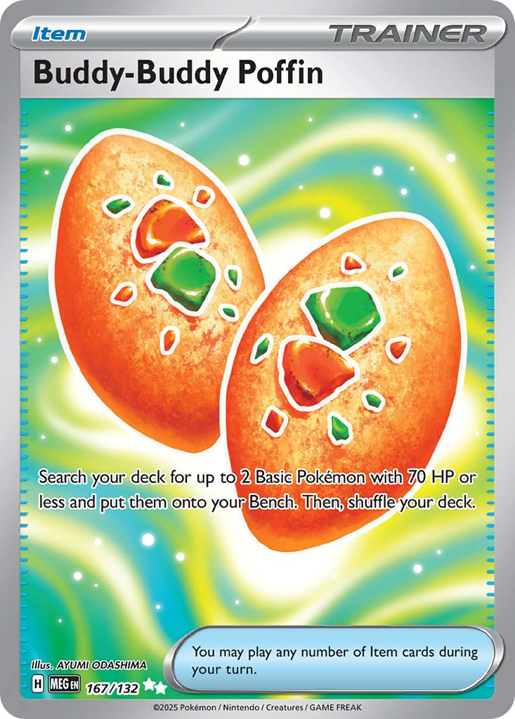 Buddy-Buddy Poffin - Mega Evolution #167