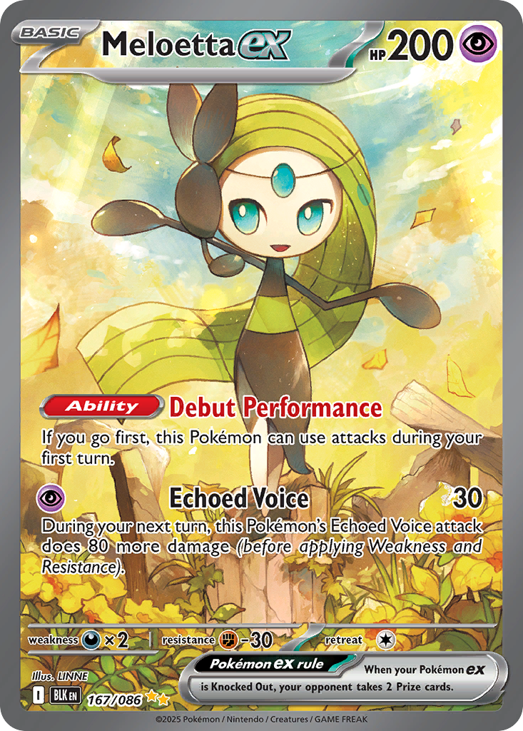 Meloetta ex - Black Bolt #167