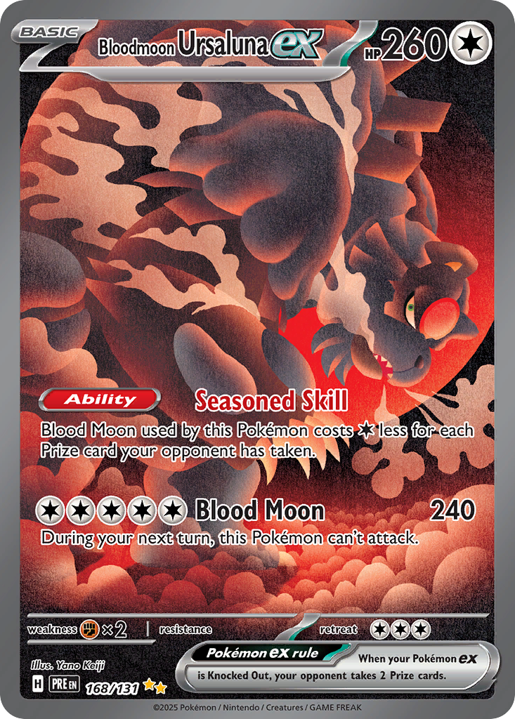 Bloodmoon Ursaluna ex - Prismatic Evolutions #168