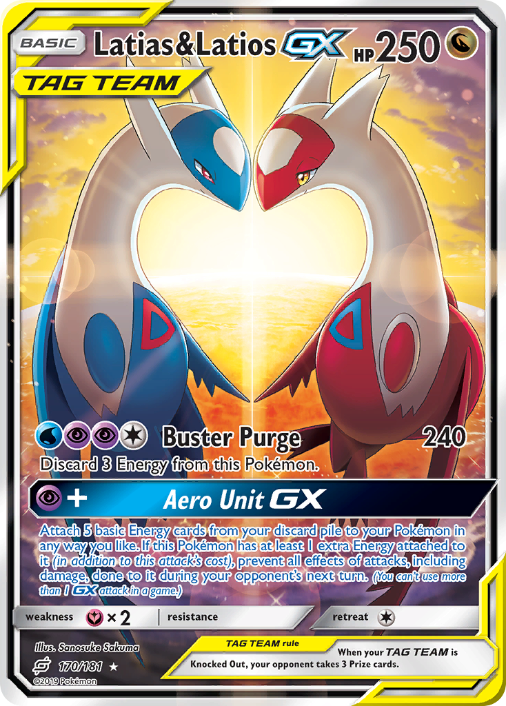 Latias & Latios-GX - Team Up #170